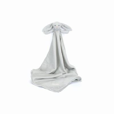 Jellycat Bashful Silver Bunny Blankets New Zealand | PDMAL0193